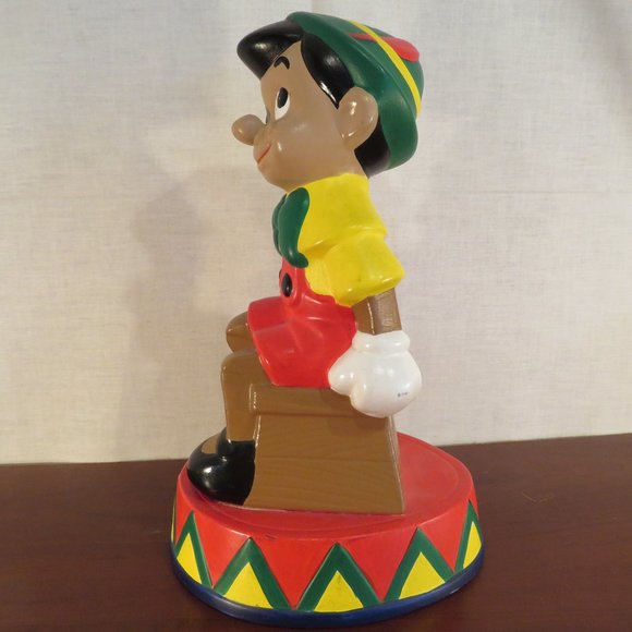 Vintage Ceramic PINOCCHIO Money BANK 10.75" High (71C) - Picture 2 of 5